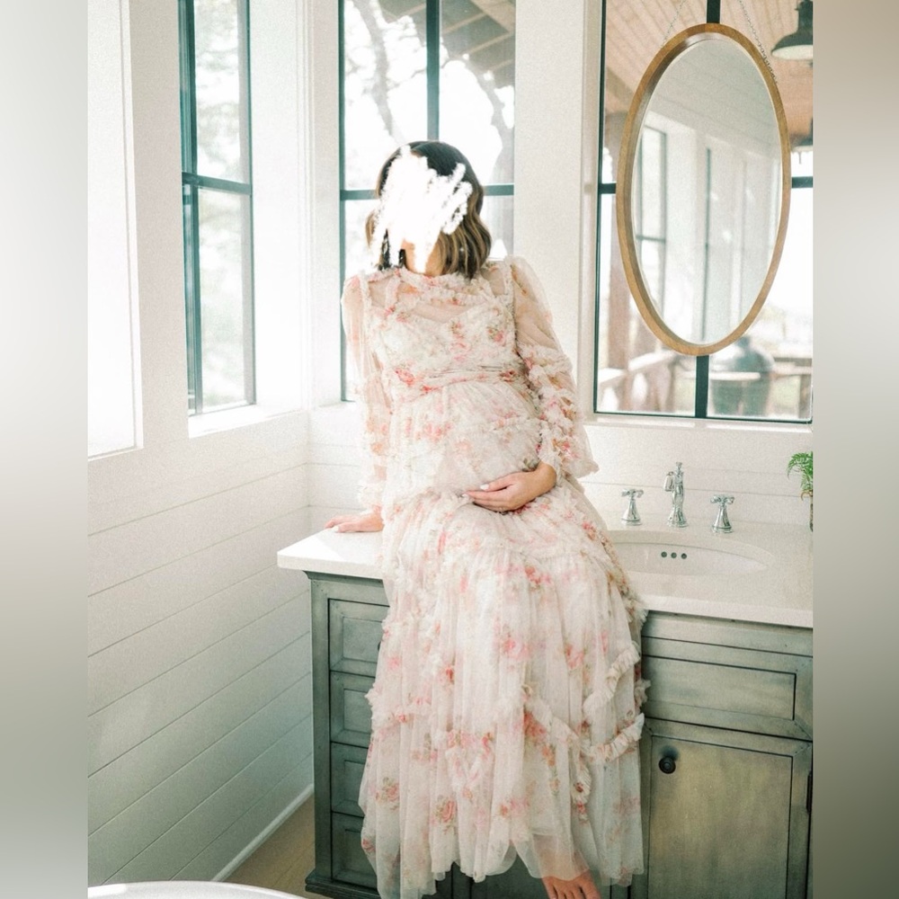 Trailing Blooms Gown Needle & Thread